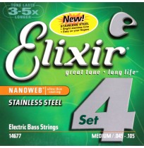 ELIXIR 045/105 MEDIUM 4STR L BASS NANOWEB